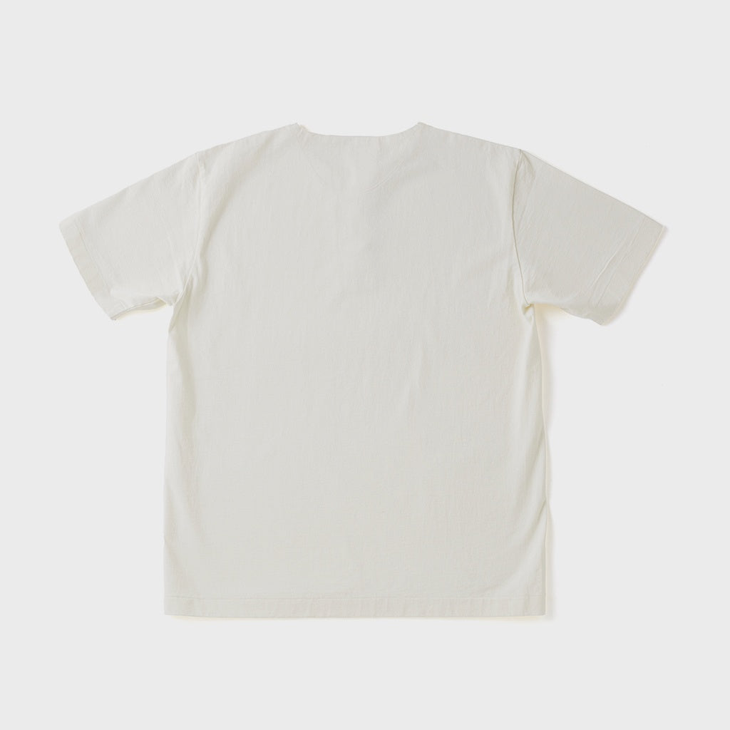 TUBE TEE (Henry-Neck) #RAW WHITE [251OJ-CT05]