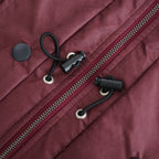 HOODED WIND BREAKER WAXFINISH #WINE/NAVY [DNS26B01-B]