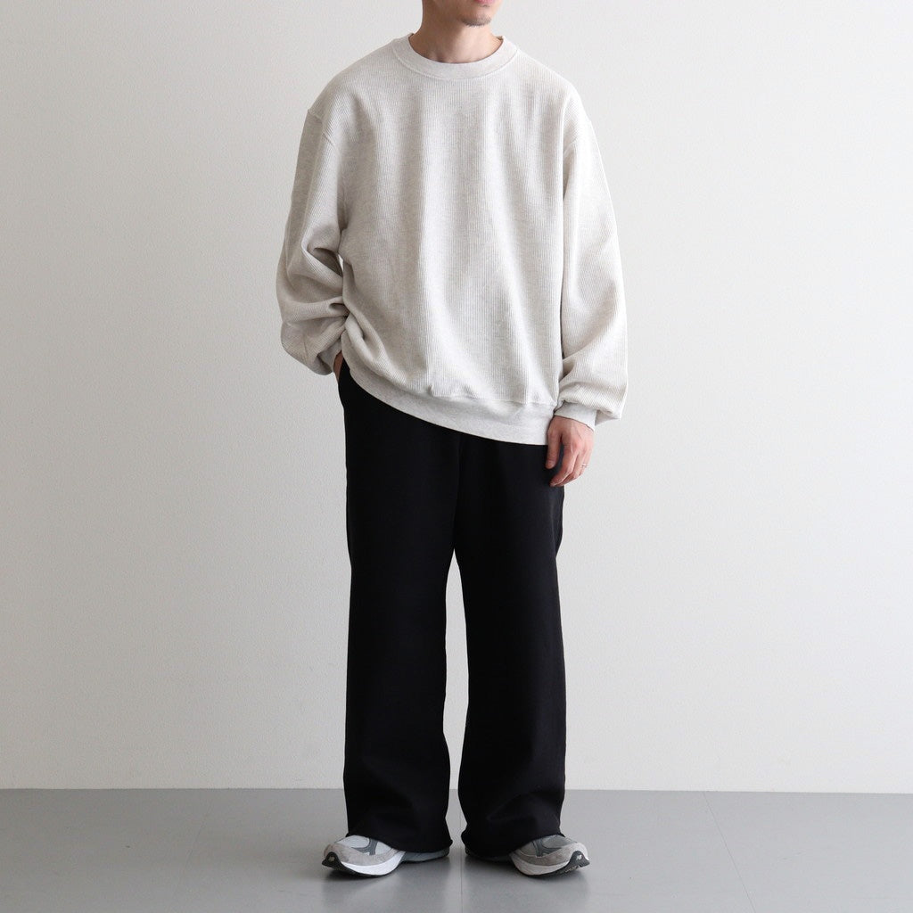 WIDE GYM PANTS #BLACK [A25C09PT01C]