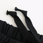 COCOON WIDE EASY PANTS #CHAMBRAY BLACK [M25C12PT03C]