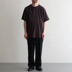 NORMANDY LINEN T-SHIRT #DARK BROWN [BN-25SM-066]