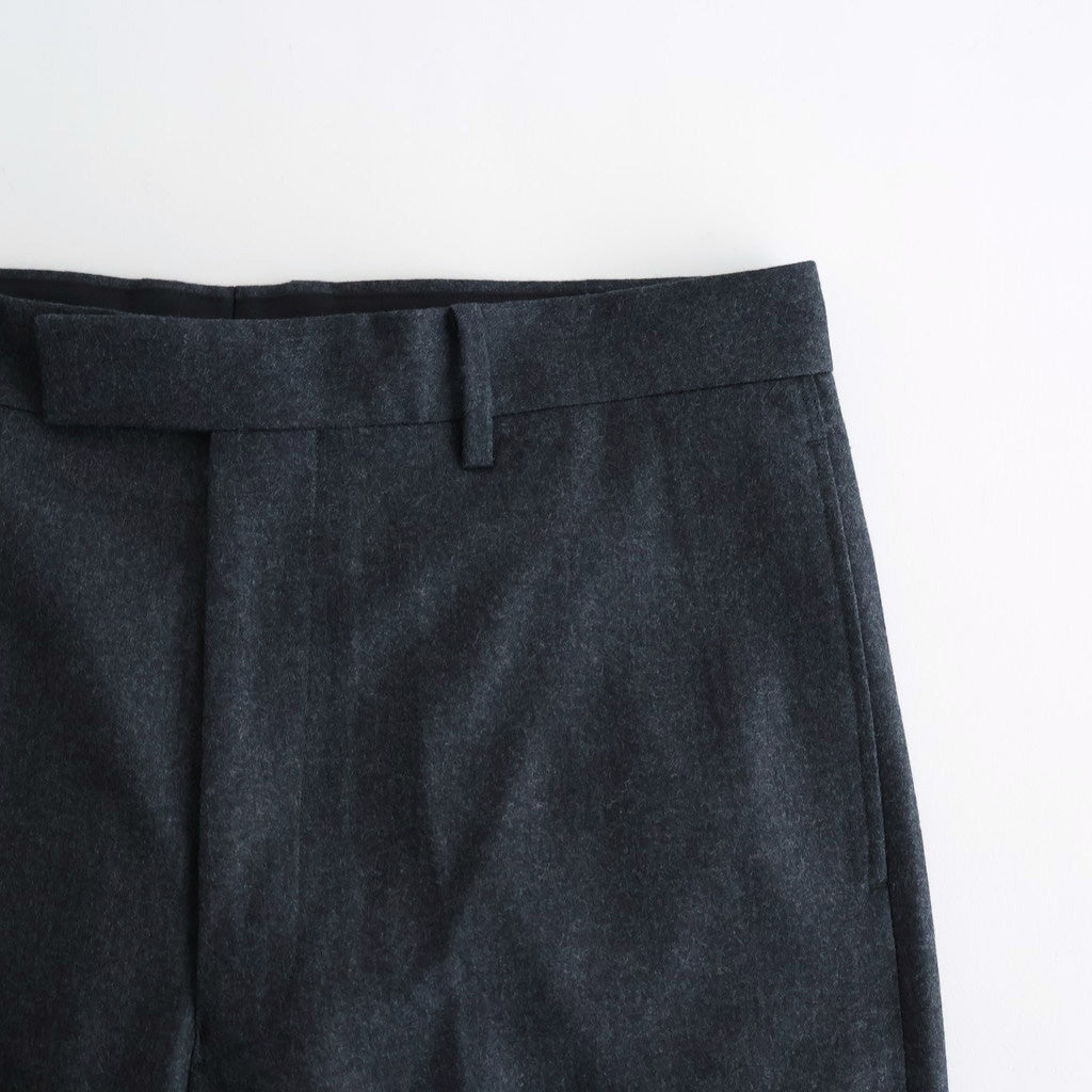 Wool Flannel Tuckless Waide Trousers #TOP Gray [NEP-AW2504M]