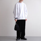 DRAWSTRING BAG #NAVY [BG-32-C-NUBCK-4]