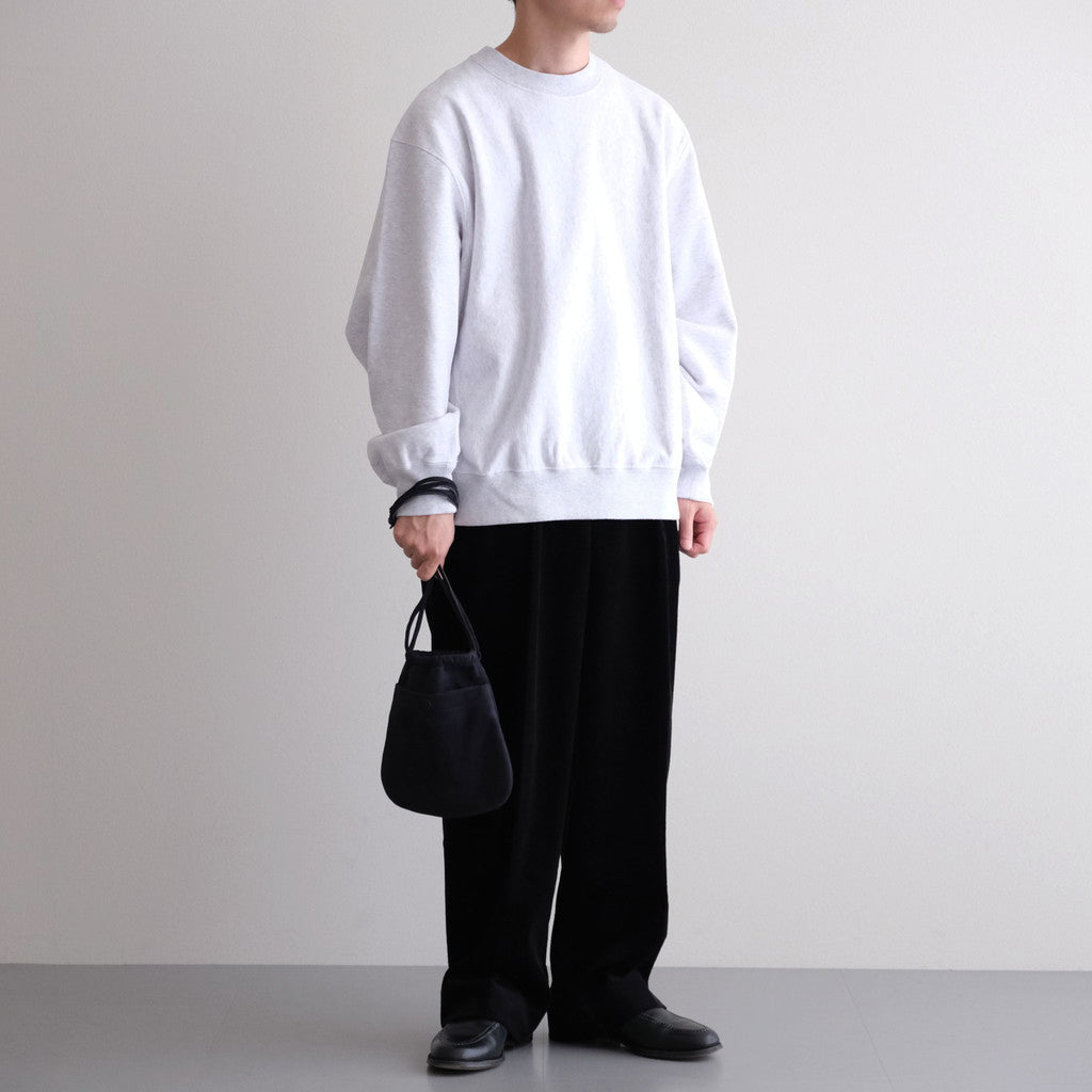 DRAWSTRING BAG #NAVY [BG-32-C-NUBCK-4]