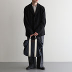 DUCK CLOTH BOSTON BAG #FADE NAVY [PMAT-AC02]