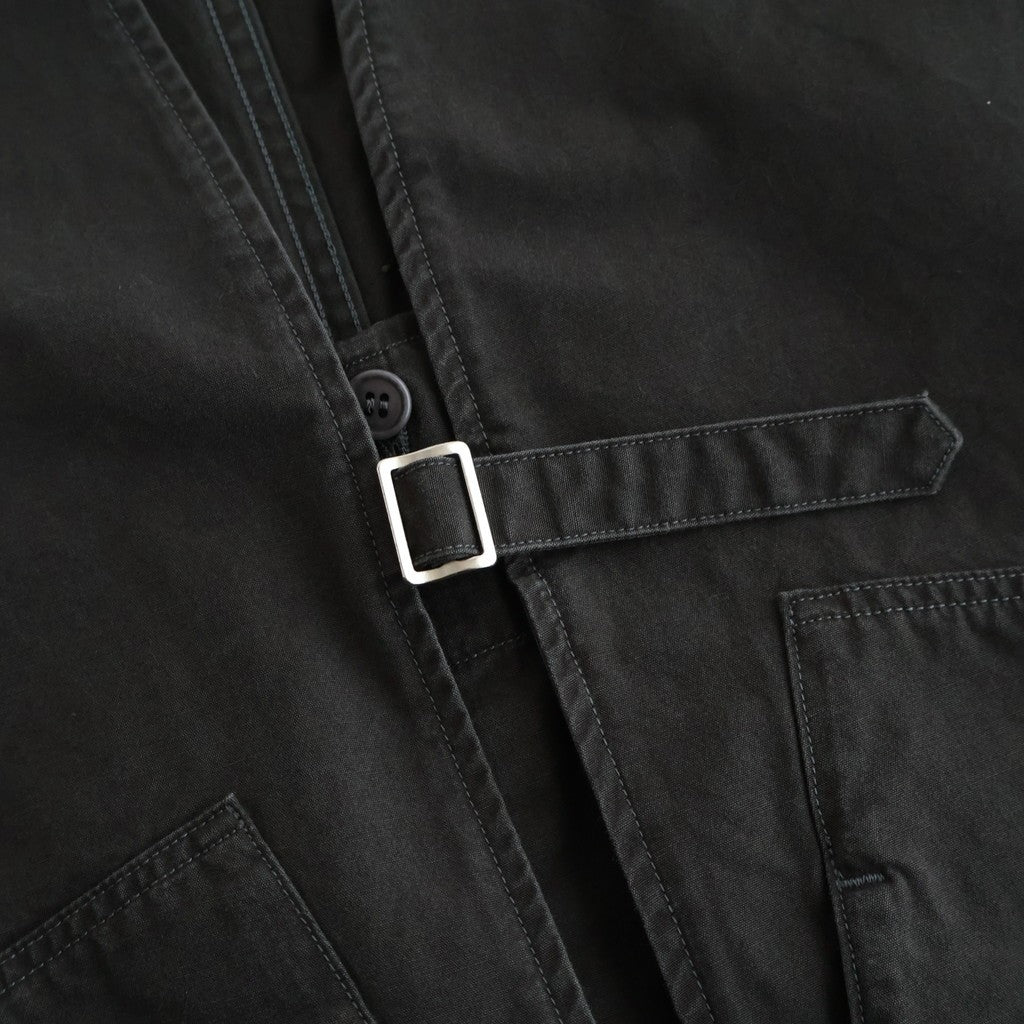 POPLIN CLOTH HUNTING VEST #FADED CHARCOAL [PMAV-VT01]