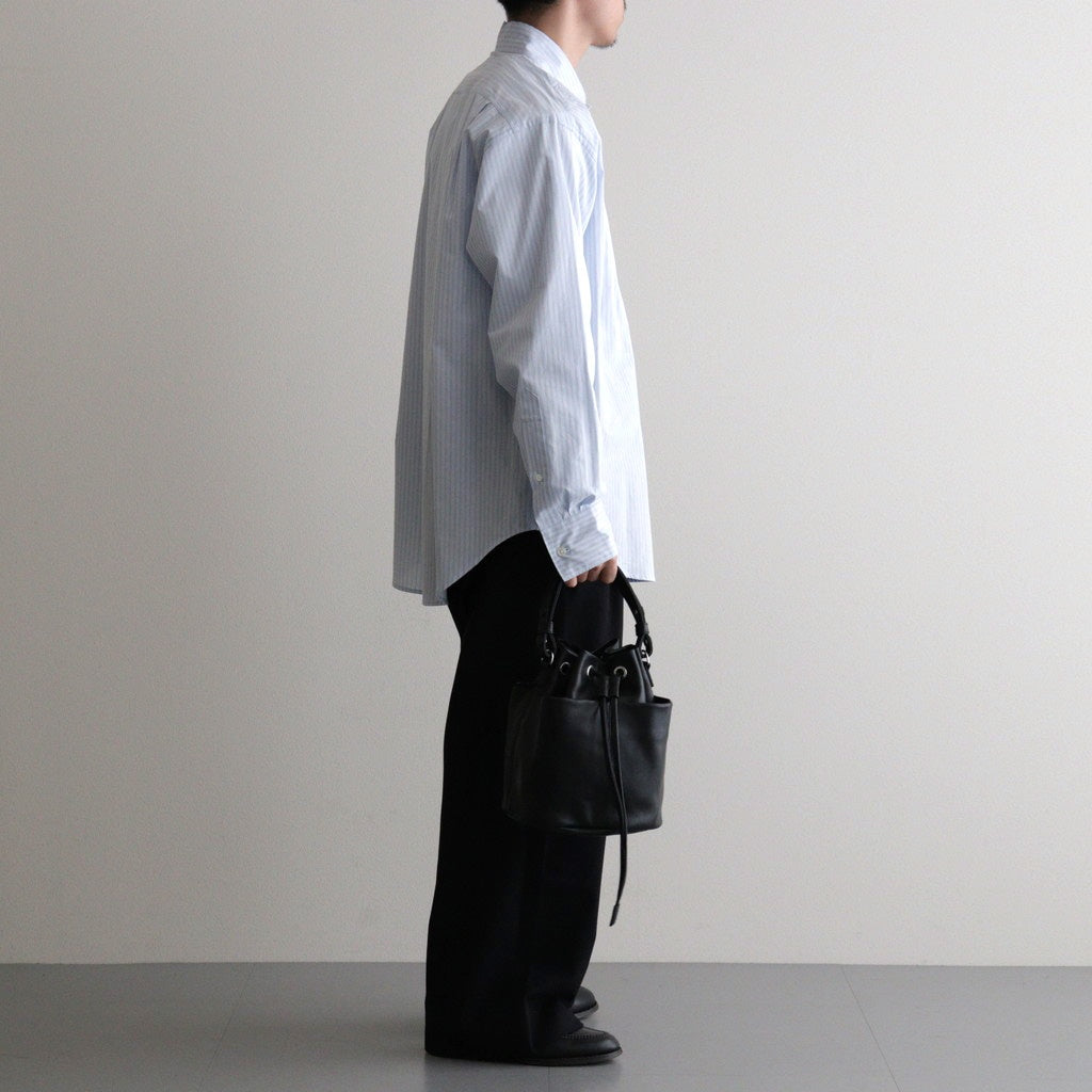 DRAWSTRING BAG #BLACK [BG-48-C-COW-5]