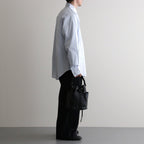 DRAWSTRING BAG #BLACK [BG-48-C-COW-5]