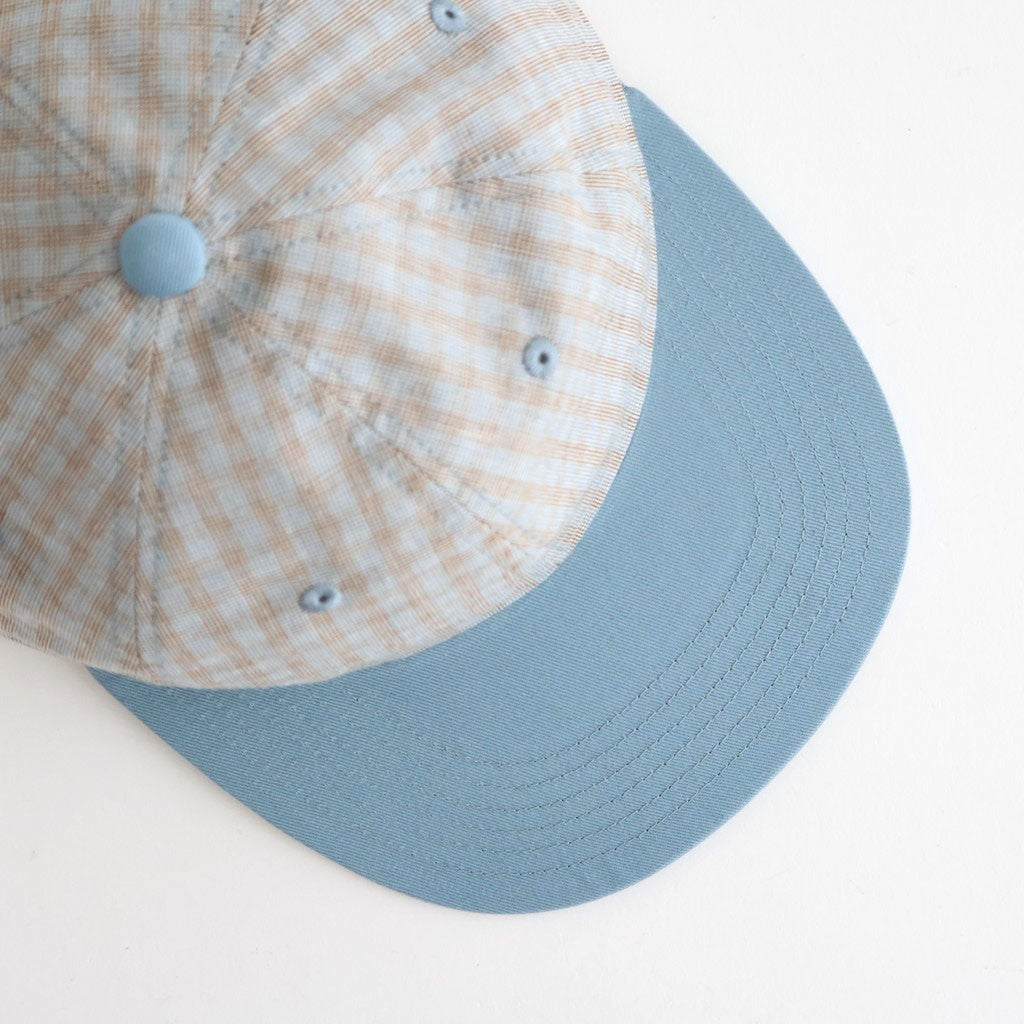 MADRAS CHECK CAP - DANNYBOY #LIGHT BLUE [Z01004]
