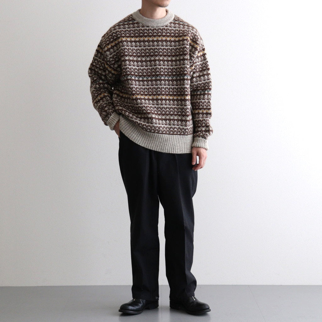 C/W AVIATOR SLACKS #CHARCOAL [PMAU-PT01]