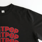 BRITPOP Print Tee WIDE #InkBlack×Red-PT [bROOTS25S34A]