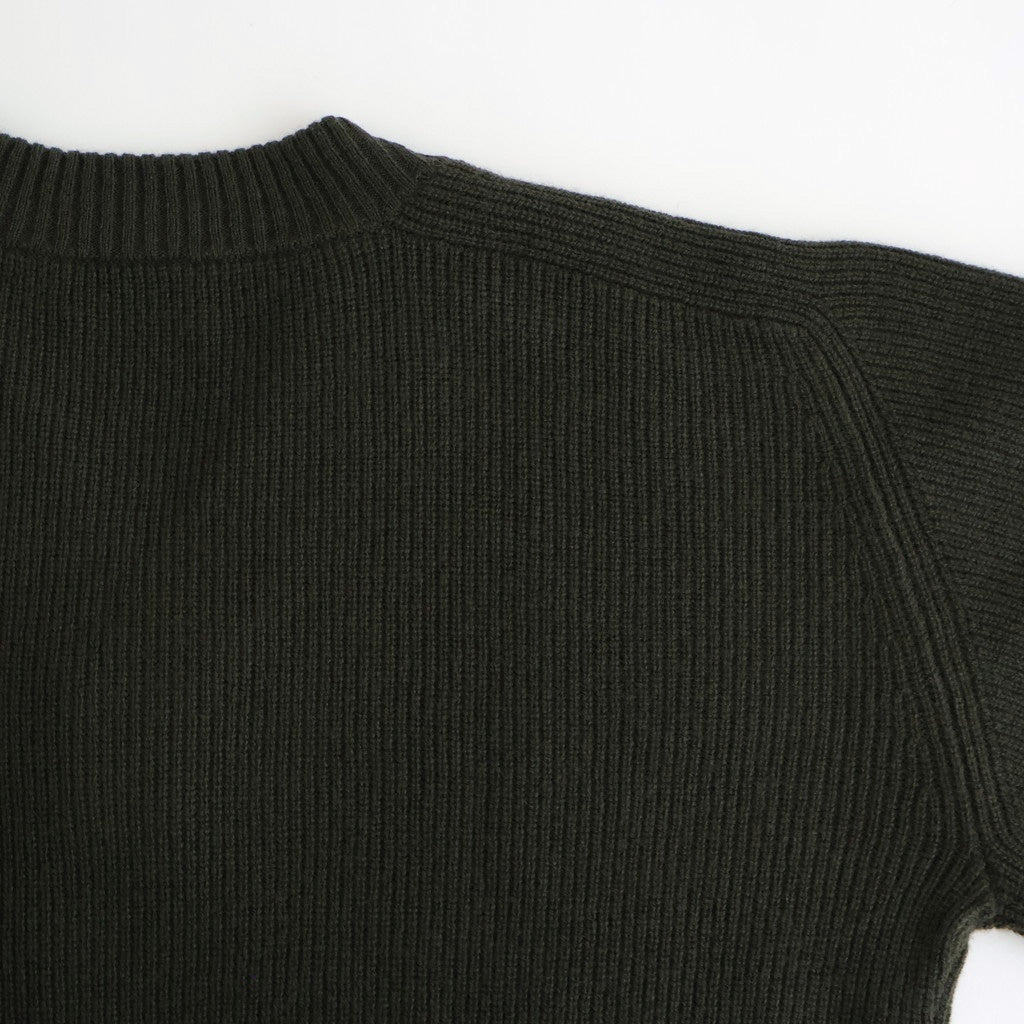 Wool Harf Cardigan ST V-neck #KHAKI [NEP-AW2403]