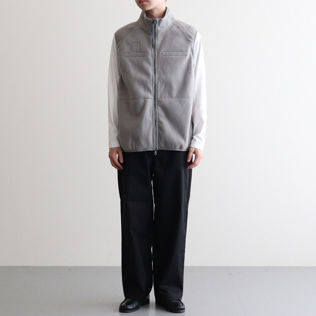 LEVEL3 Fleece Vest #FoliageGrey [bROOTS24F13F25]