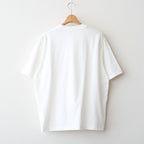 b Patch Tee WIDE #White×Charcoal [bROOTS25S34S26C]