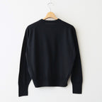 REVIVAL SOFT SILK CREW NECK #BLACK [BN-26SL-033]