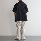 Nylon Taffeta Field S/S Shirt #Asphalt Gray [N25SG055]