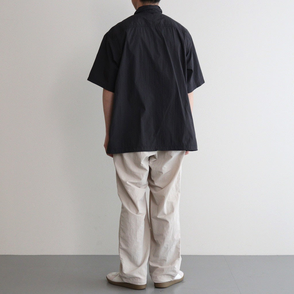 Nylon Taffeta Field S/S Shirt #Asphalt Gray [N25SG055]