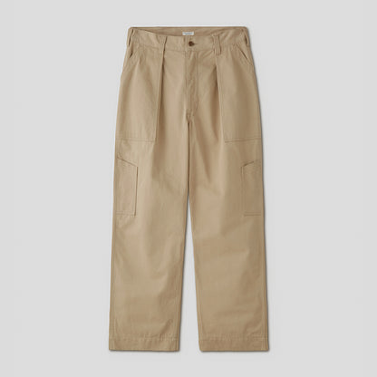 CHINO CLOTH FLIGHT TROUSERS #KHAKI BEIGE [PMAS-PT02]