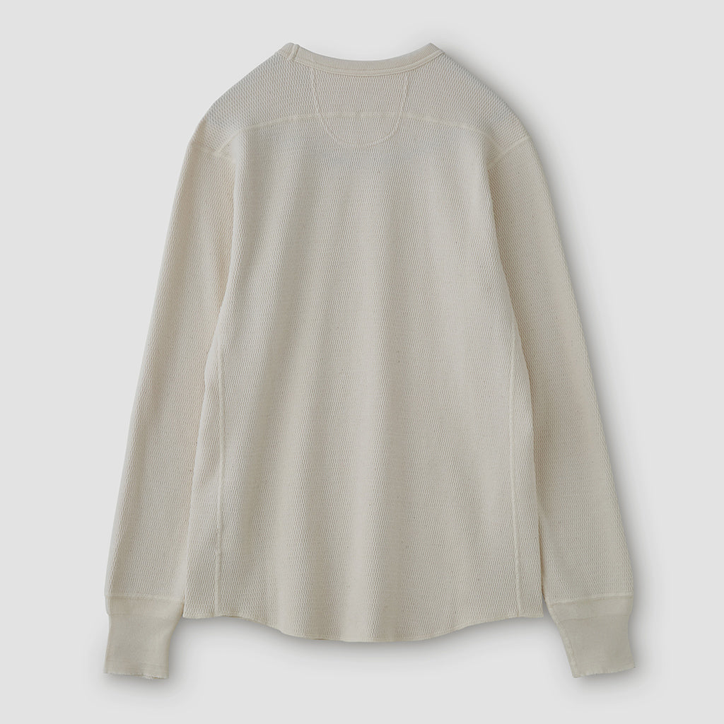 新作揃え thermal mamu V-neck ホワイト サーマルトップス tops