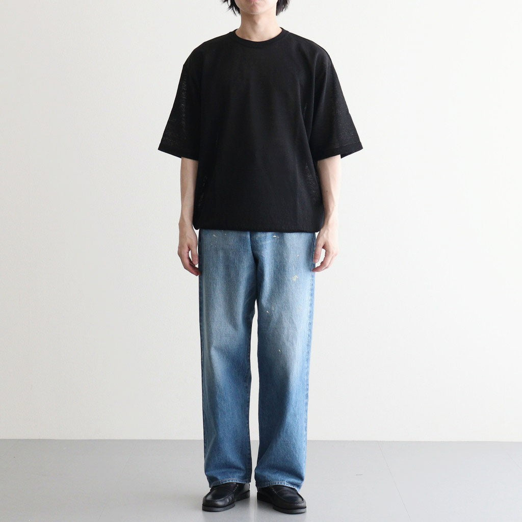 HEMP BROWSING T-SHIRT #BLACK [BN-26SM-079]
