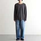 NORMANDY LINEN BASQUE SHIRT #GRAY [BN-26SM-072]