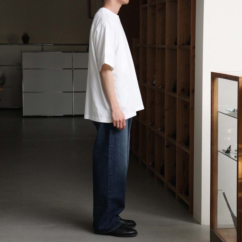 b Patch Tee WIDE #White×Red [bROOTS25S34S26C]