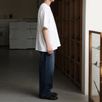 b Patch Tee WIDE #White×Red [bROOTS25S34S26C]