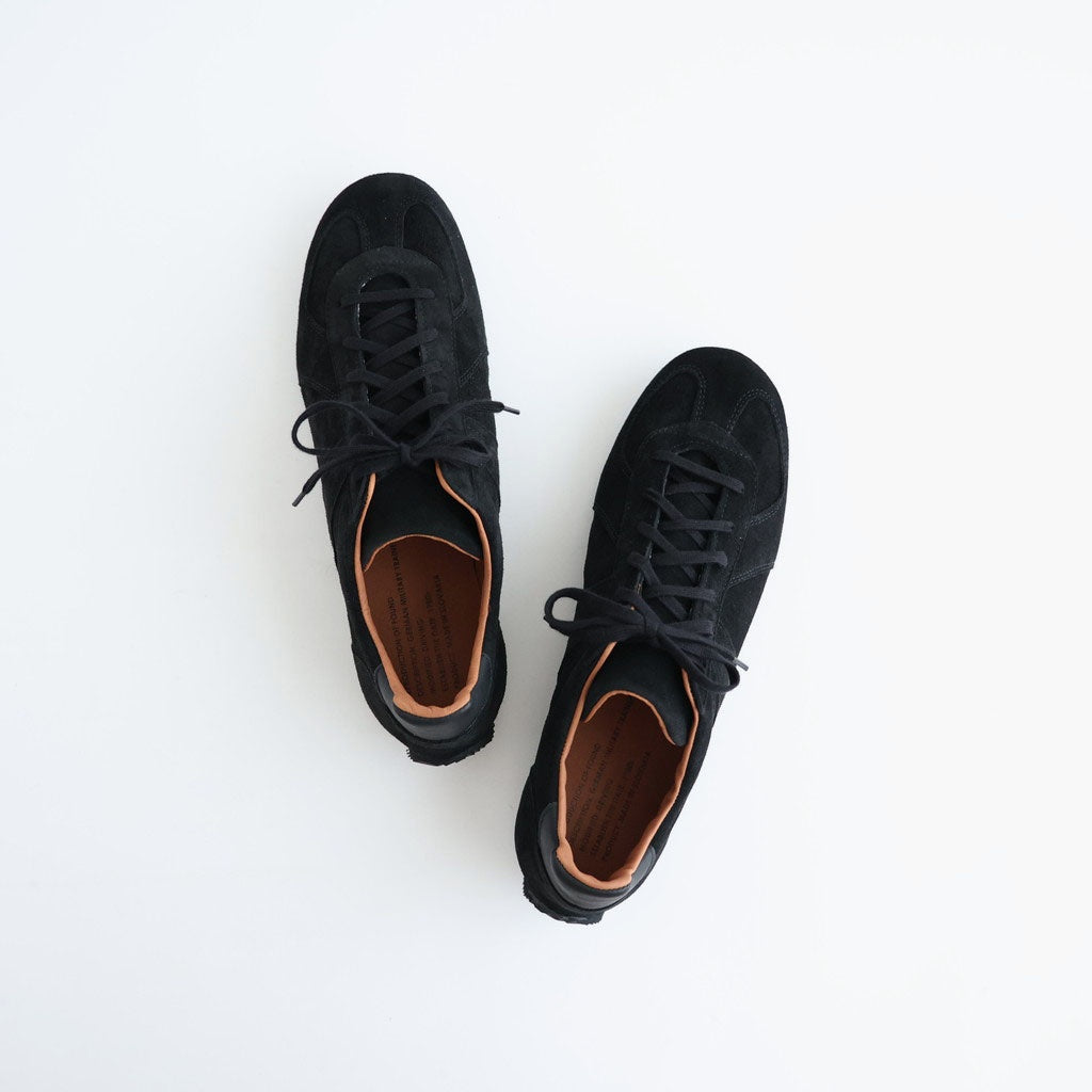 GERMAN MILITARY TRAINER #BLACK SUEDE [1749S]