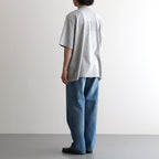 NOT-PRINCE 88/12 Print Tee WIDE #HeatherGrey×Fade/Grey-PT [bROOTS25S36S26B]