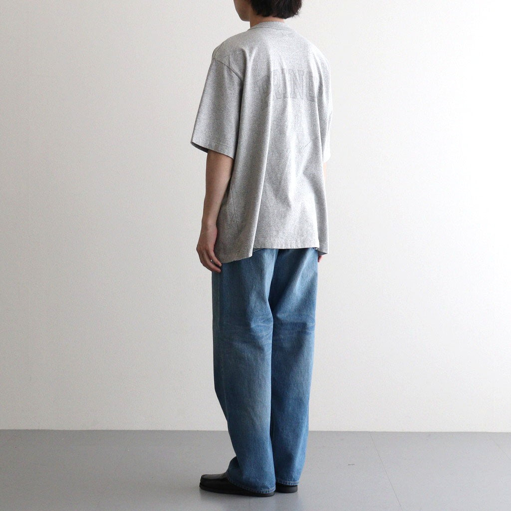 NOT-PRINCE 88/12 Print Tee WIDE #HeatherGrey×Fade/Grey-PT [bROOTS25S36S26B]