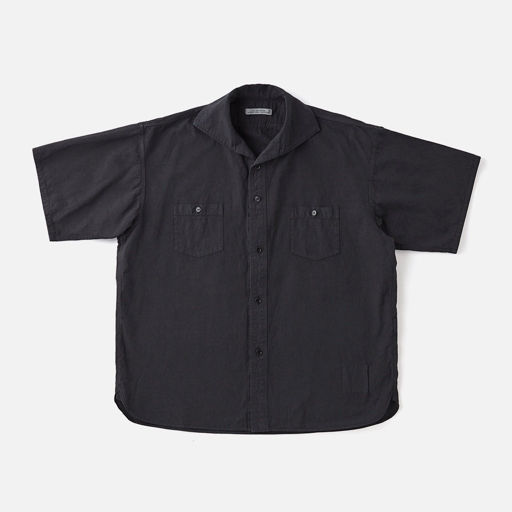 CAMP COLLAR MARINE SHIRTS #ONYX [251OJ-SH11]