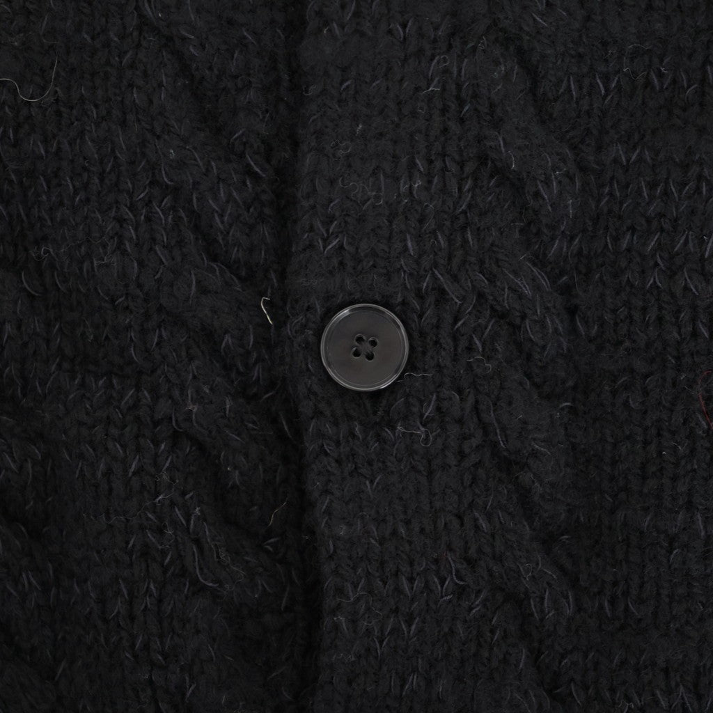 CABLE PATTERN GRANDPA CARDY #ONYX [262OJ-KN01]