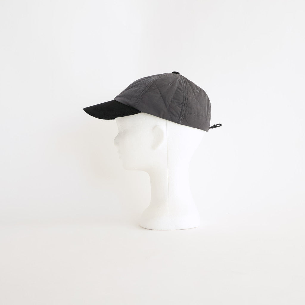 Quilting Field Cap #Asphalt Gray [N25FP089]