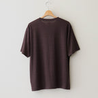 NORMANDY LINEN T-SHIRT #DARK BROWN [BN-25SM-066]
