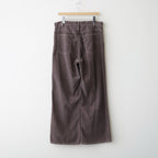 SULFUR-DYED BLEACHED CORDUROY PANTS #050 FADED BROWN [17062 40044]