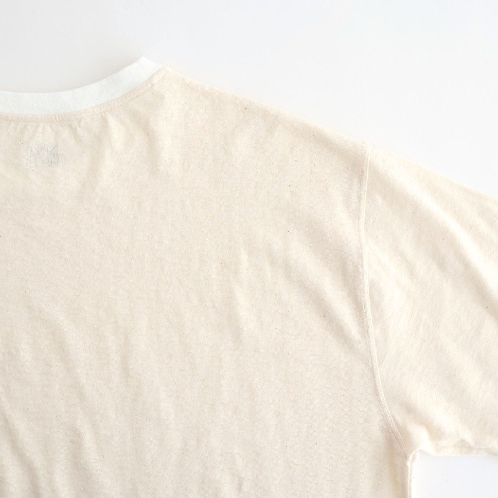 Slub Yarn Cotton２pack Tee #Natural×White / Blue×Navy [NEP-SS2611]