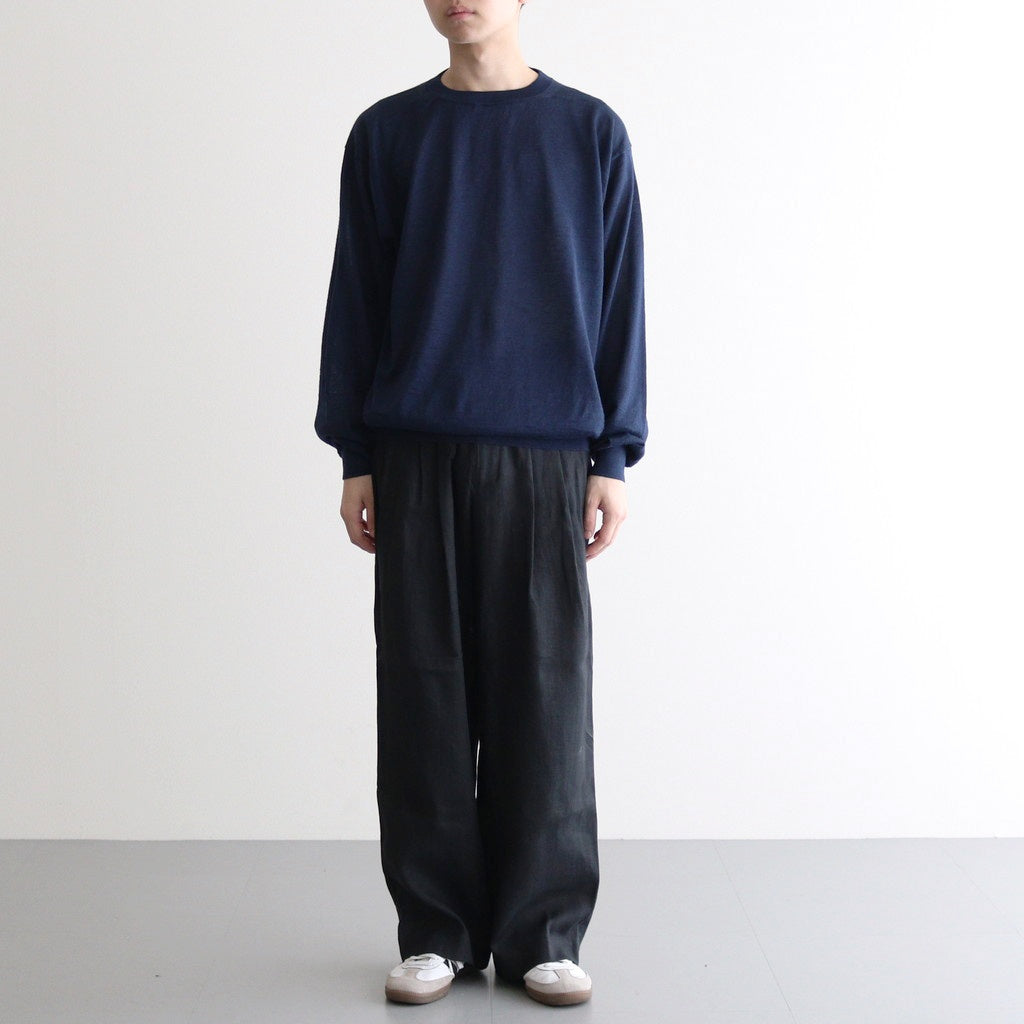 CHOMA CREW NECK #DARK BLUE [BN-25SM-058]