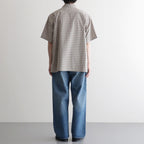 Organic Cotton Rambling Check Shirts #Beige check [6061-1601]