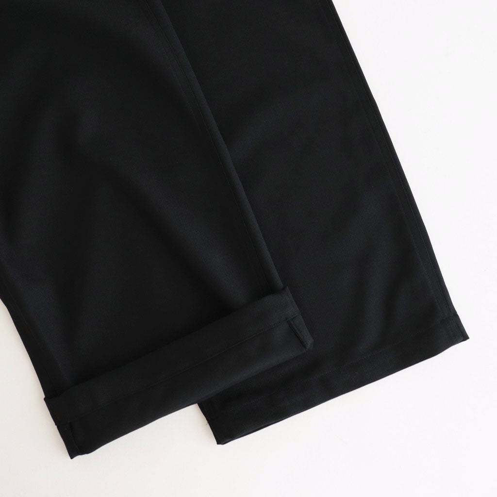 WIDE CARPENTER PANTS II #BLACK [A25C06PT03C]