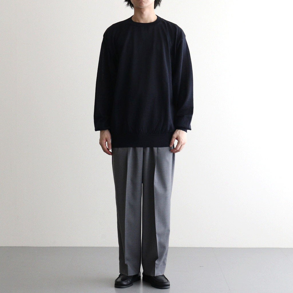CHOMA CREW NECK #NAVY [BN-26SM-058]