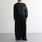 Thin-Sweat Crew-Neck P/O #DarkGreen [bROOTS25S22]