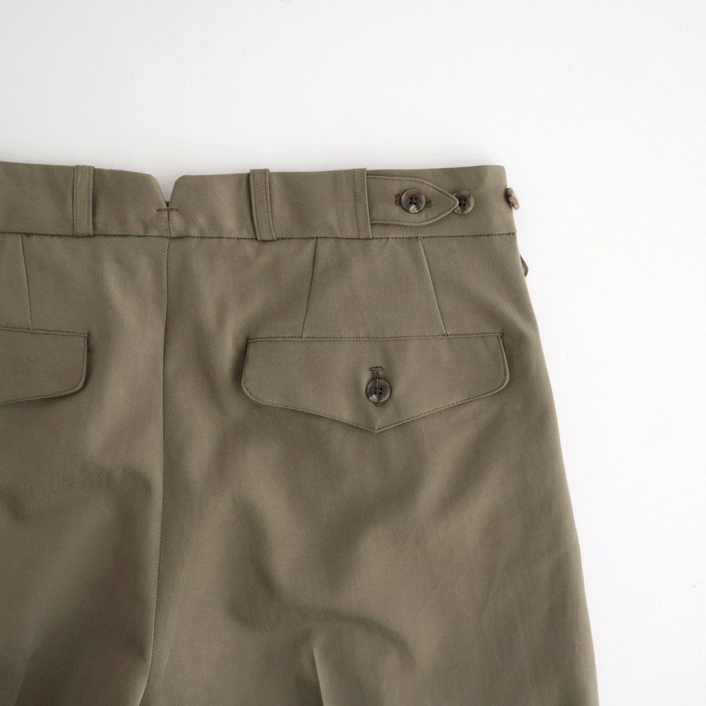 DOUBLE-PLEATED BUGS TROUSER #MOREL [261OJ-PT29]