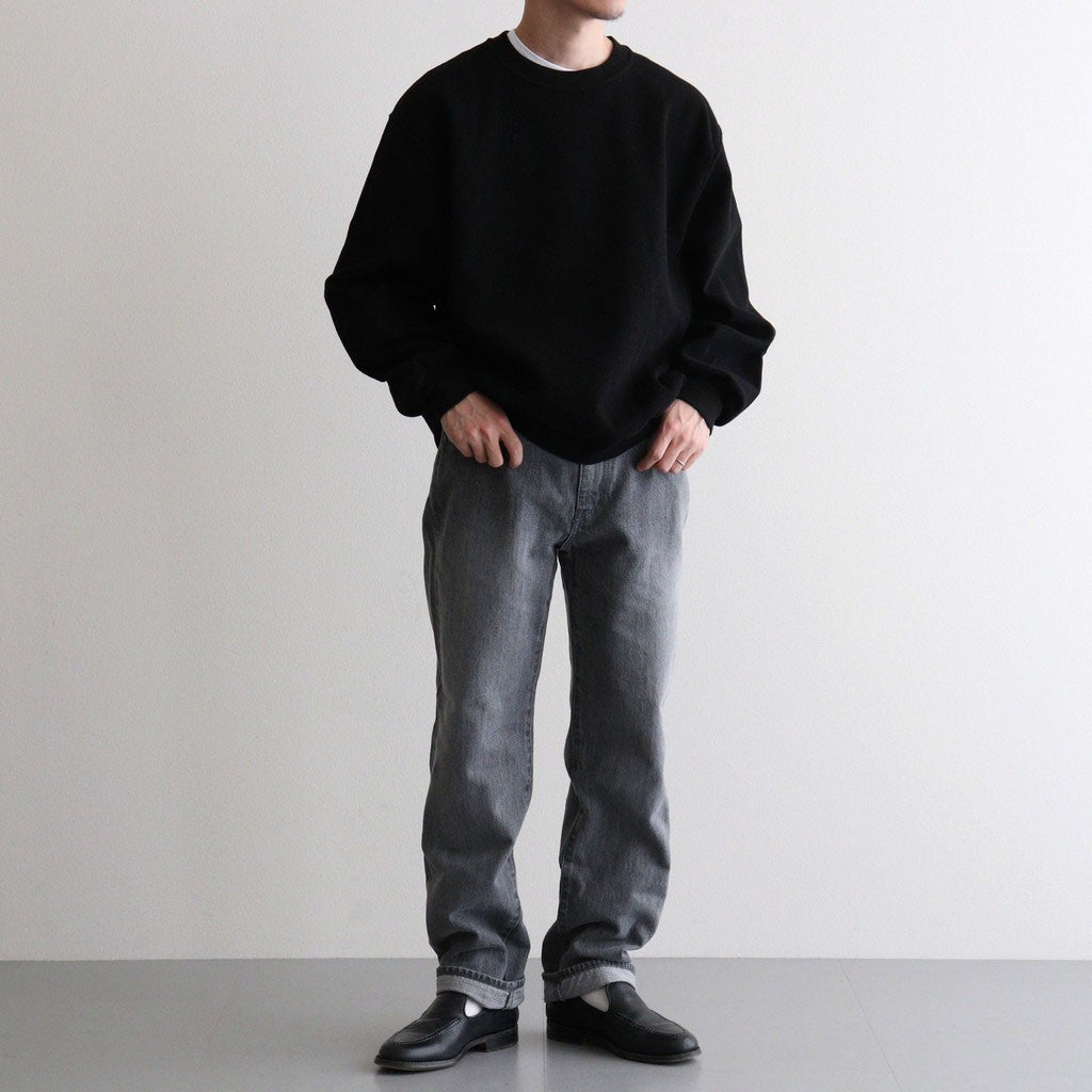 Selvage Denim Straight Pants #Vintage Black [S26FC076]