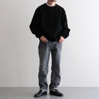 Selvage Denim Straight Pants #Vintage Black [S26FC076]