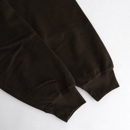 Soft&Hard Sweat Crew-Neck P/O #KhakiBrown [bROOTS24F21]