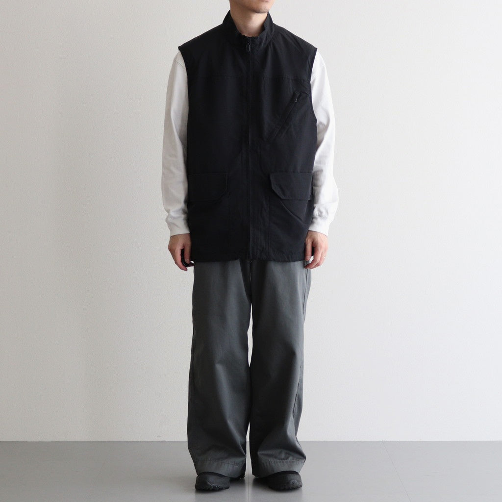 パープルレーベル　ベスト　N25FN059 PERTEX UNLIMITED Mountain Wind Vest #Asphalt Gray [N25FN059