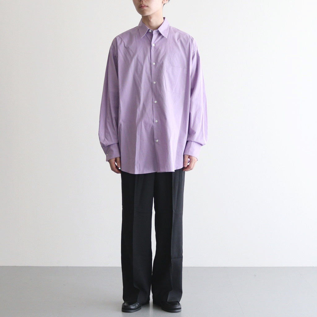 REGULAR STRAIGHT TROUSERS #BLACK [M25C07PT02C]