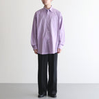 REGULAR STRAIGHT TROUSERS #BLACK [M25C07PT02C]