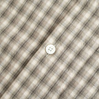 Organic Cotton Rambling Check Shirts Jacket #Beige check [6061-1104]