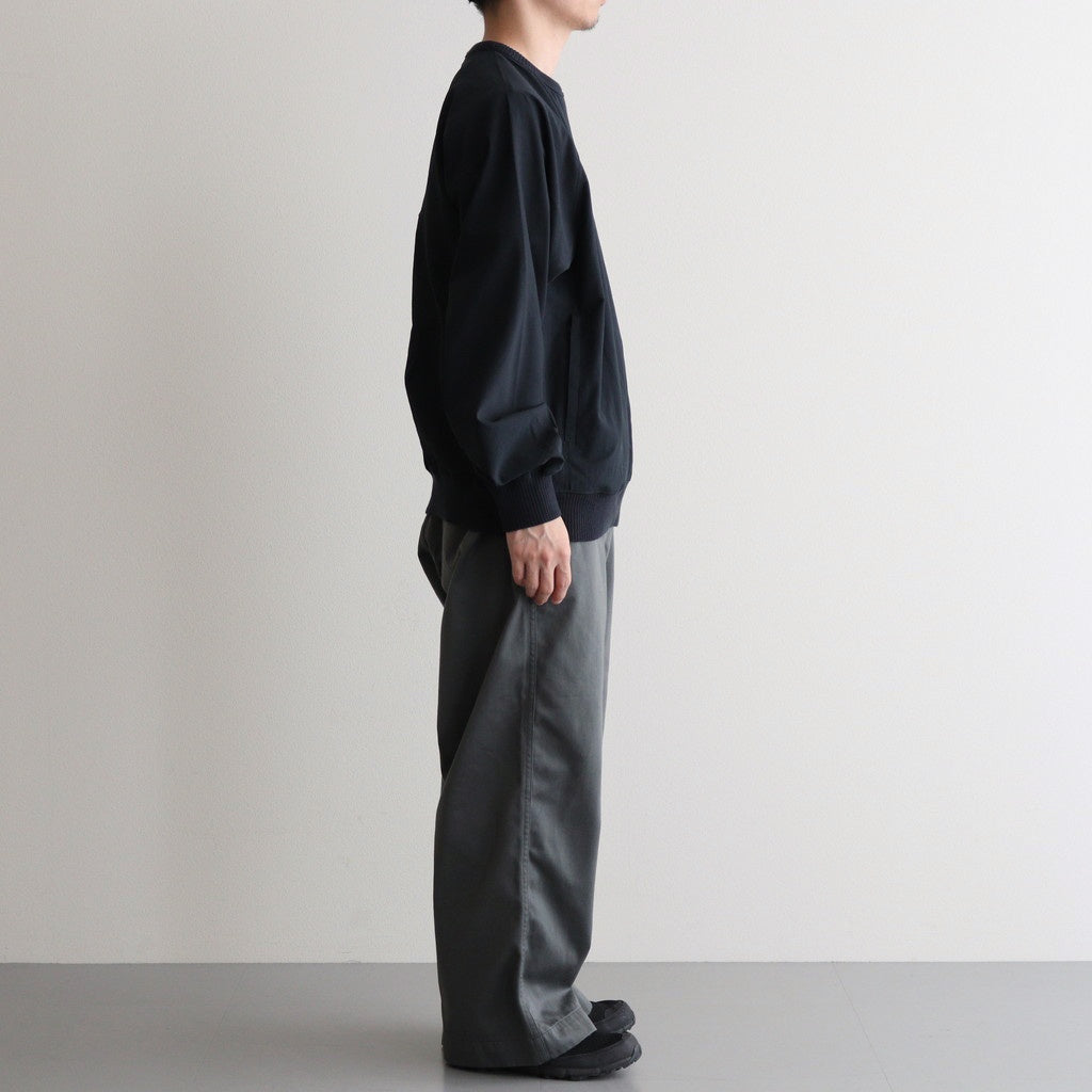 Chino Wide Straight Field Pants #Asphalt Gray [N25SC093